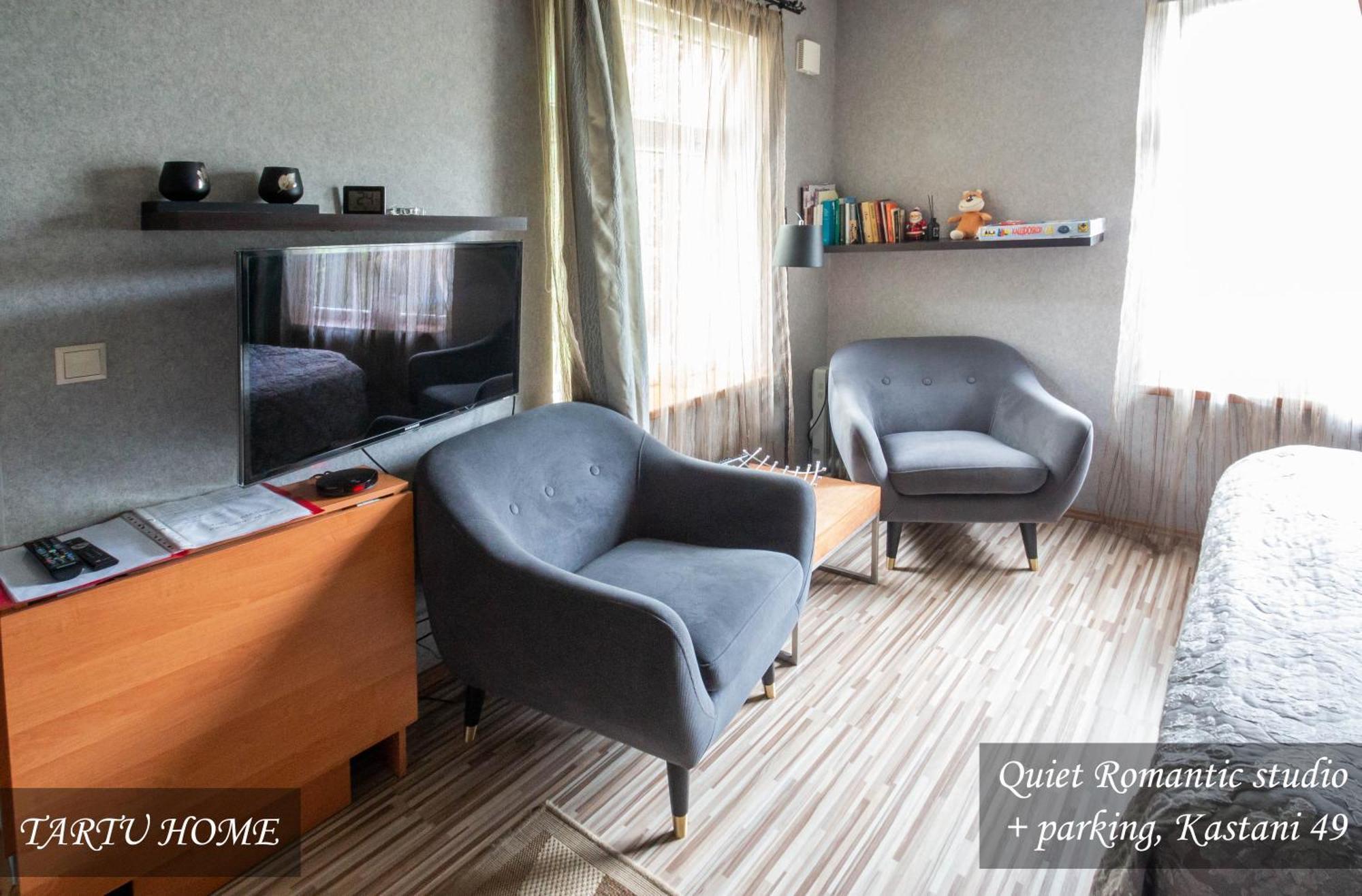 Quiet Romantic Studio Plus Parking, Tartu Home Eksteriør bilde