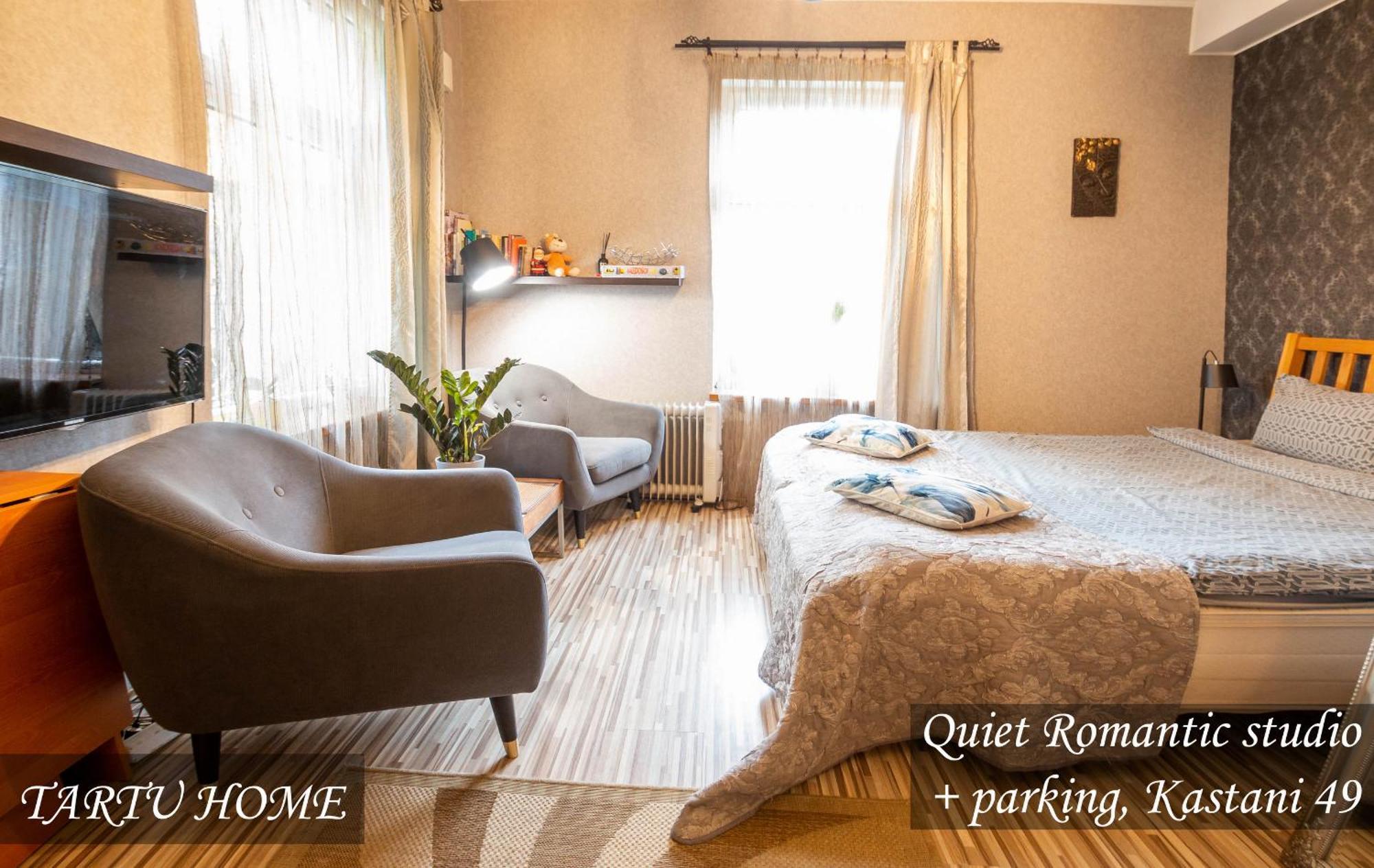 Quiet Romantic Studio Plus Parking, Tartu Home Eksteriør bilde