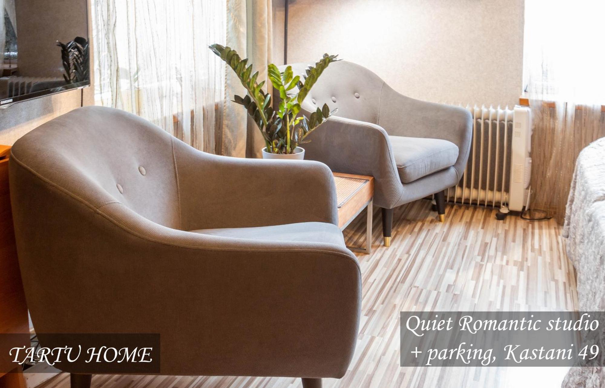 Quiet Romantic Studio Plus Parking, Tartu Home Eksteriør bilde